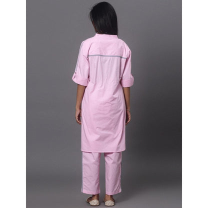 Spring Soul Pink Cotton Co-Ord (Set of 2)