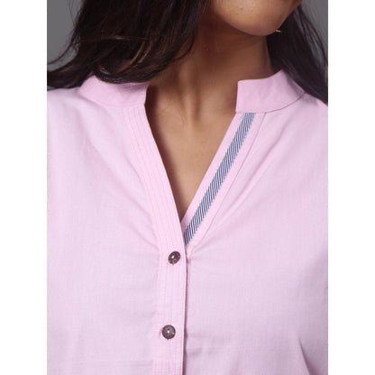 Spring Soul Pink Cotton Co-Ord (Set of 2)