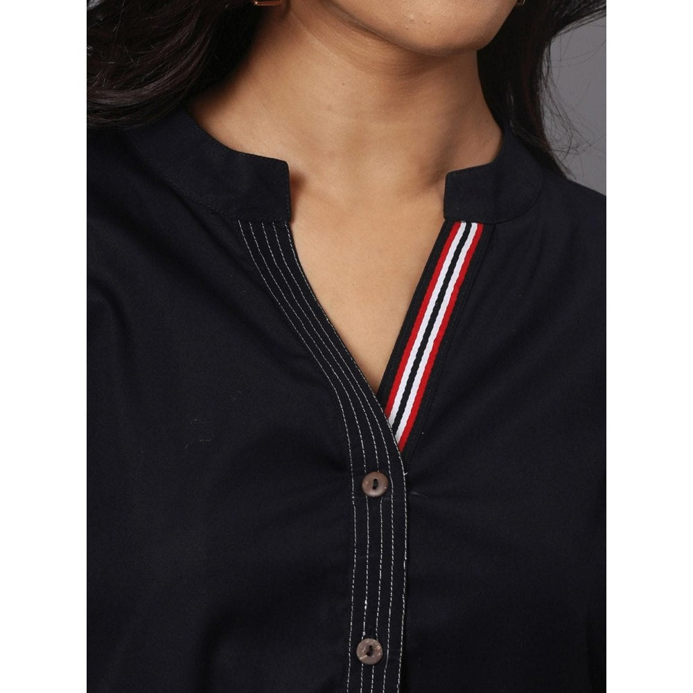 Spring Soul Black Cotton Co-Ord (Set of 2)