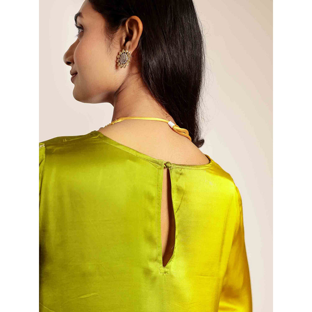 Spring Soul Mustard Ombre Modal Regular Kurta