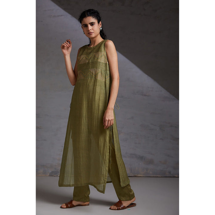 Studio Shikha Malik Ojas Kurta (Set of 3)