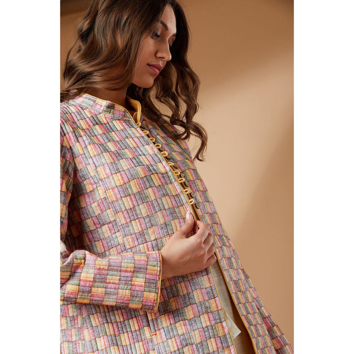 Studio Shikha Malik Pastel Mix Coat