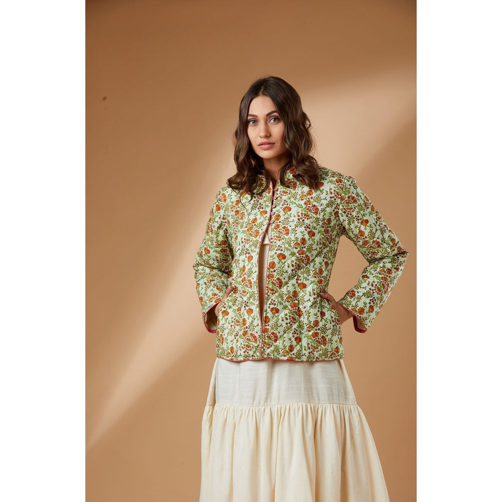 Studio Shikha Malik Block Printed Short Coat