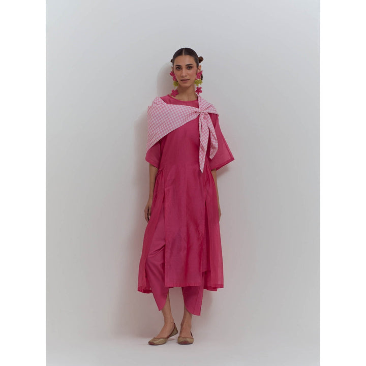 Studio Shikha Malik Pink Full Bloom Dhoti