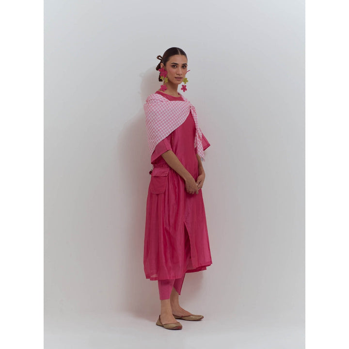 Studio Shikha Malik Pink Full Bloom Dhoti