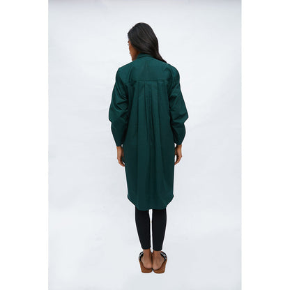 Studio Moda India Green Sensility Beach Shirt