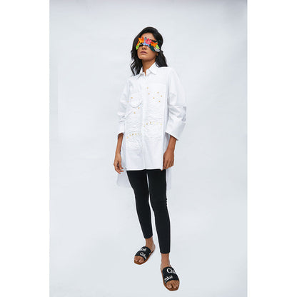 Studio Moda India White Sensility Beach Shirt