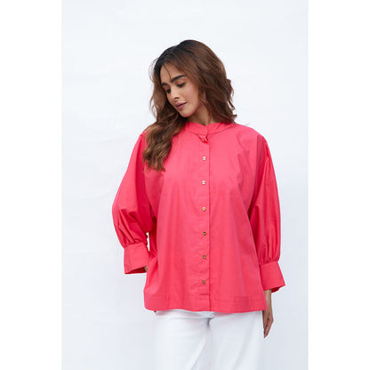 Studio Moda India Pink Blair Garden Shirt