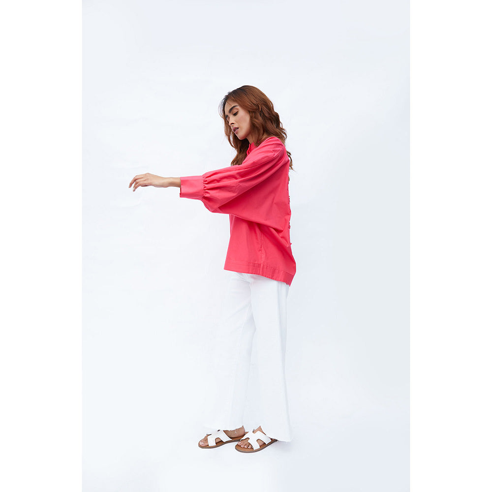 Studio Moda India Pink Blair Garden Shirt