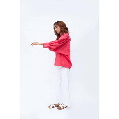 Studio Moda India Pink Blair Garden Shirt