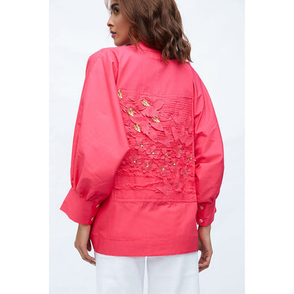 Studio Moda India Pink Blair Garden Shirt
