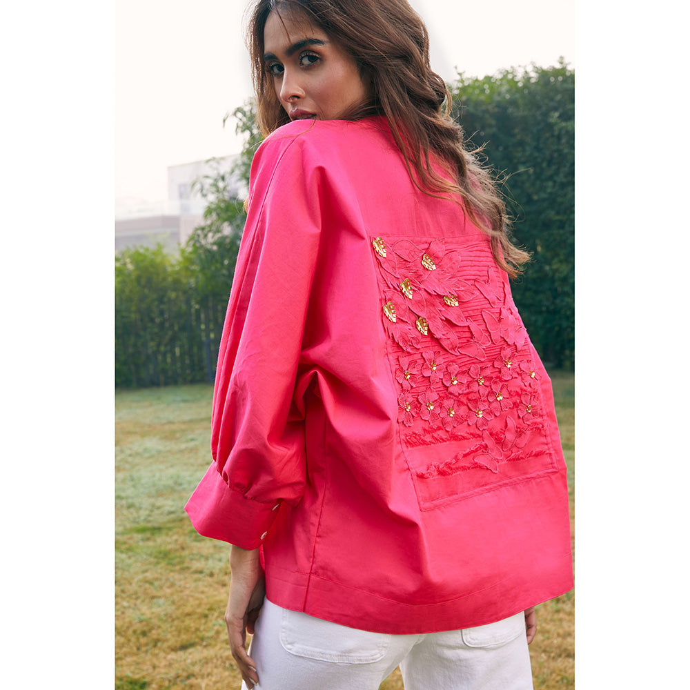 Studio Moda India Pink Blair Garden Shirt