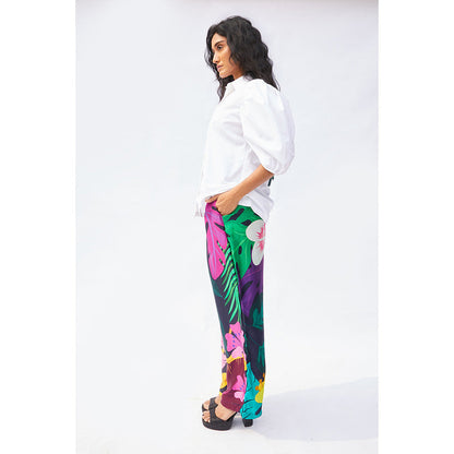 Studio Moda India White Blair Garden Shirt