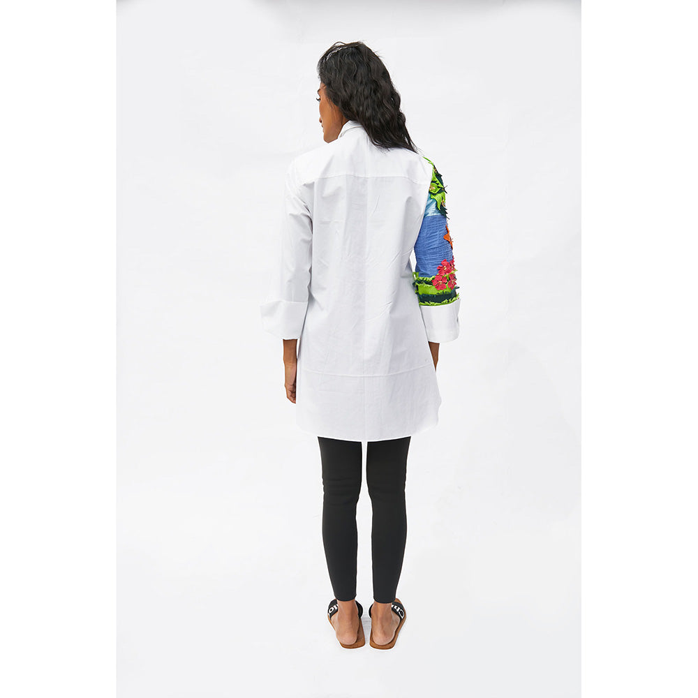 Studio Moda India White Orion Garden Shirt