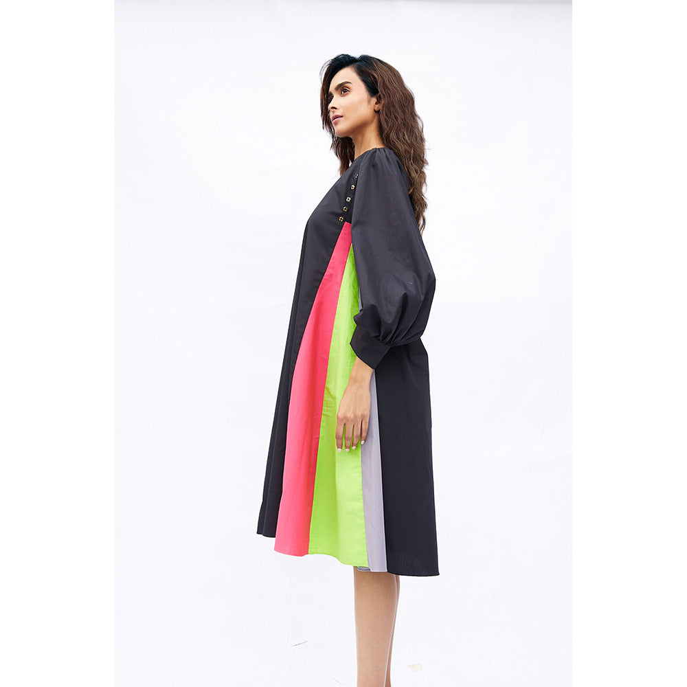Studio Moda India Black Annona Dress