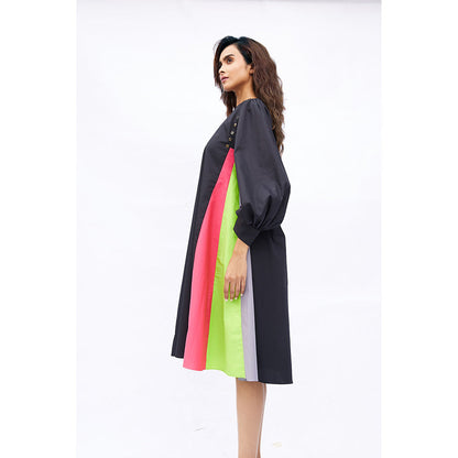 Studio Moda India Black Annona Dress