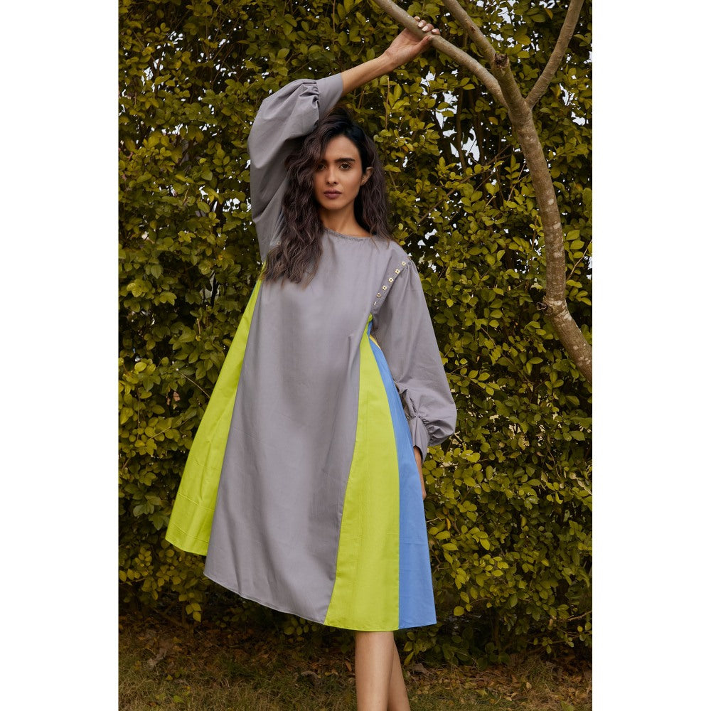 Studio Moda India Grey Annona Dress