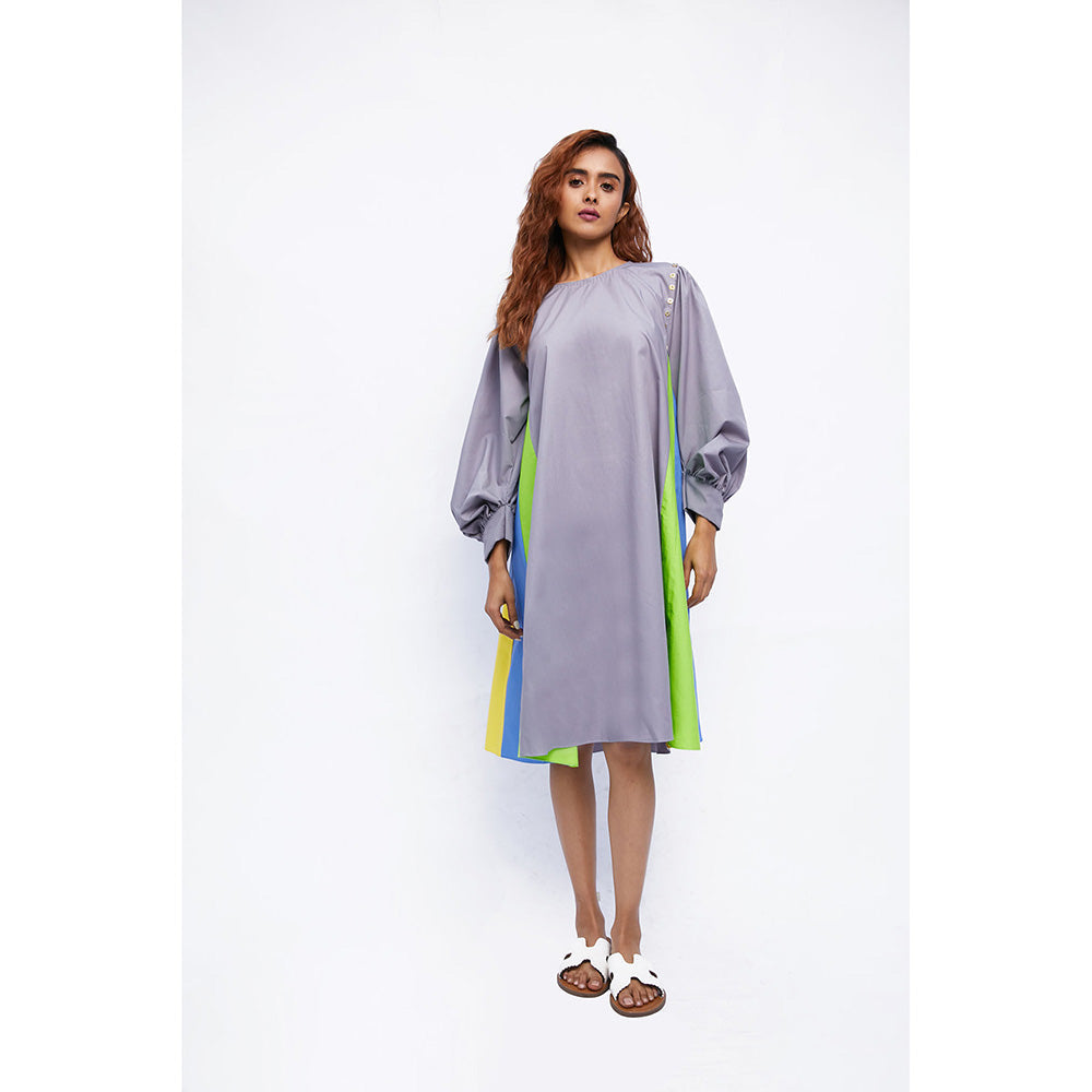 Studio Moda India Grey Annona Dress