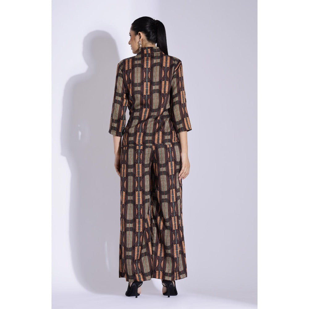Studio Surbhi Brown Printed Co-Ord (Set of 2)