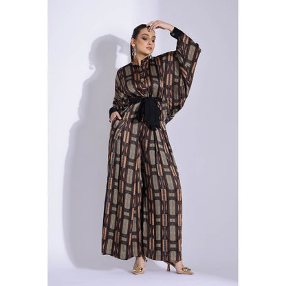 Studio Surbhi Kimono Printed Co-Ord (Set of 3)