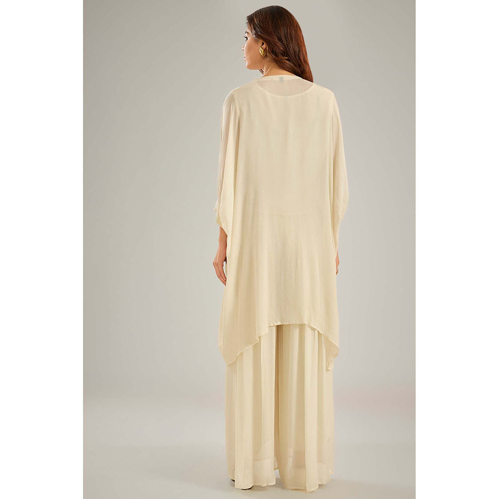 Studio A Ivory Kaftan with Inner and Palazzo (Set of 3)