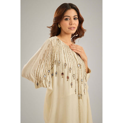 Studio A Ivory Kaftan with Inner and Palazzo (Set of 3)