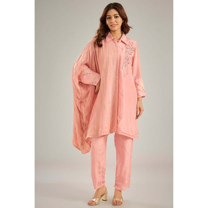 Studio A Pink Kaftan with Pant (Set of 2)