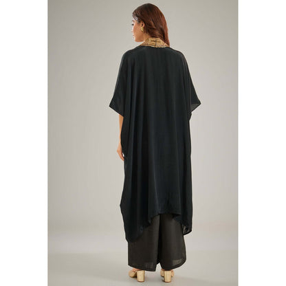 Studio A Black Kaftan with Palazzo (Set of 2)