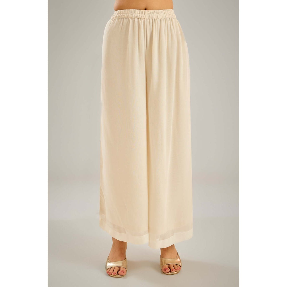 Studio A Ivory Kaftan with Inner and Palazzo (Set of 3)