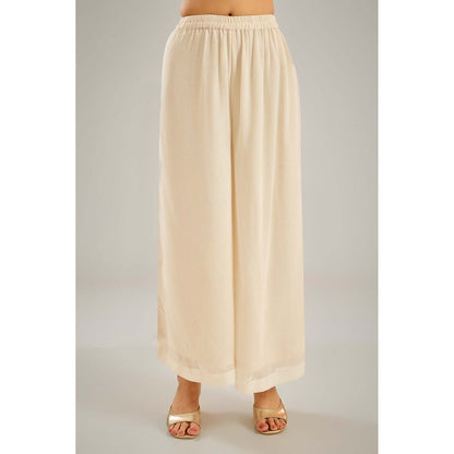 Studio A Ivory Kaftan with Inner and Palazzo (Set of 3)