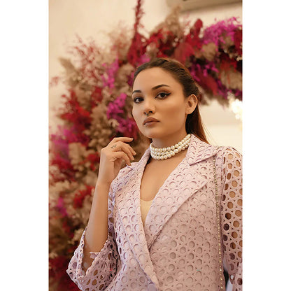 Studio Chiraiya Lavender Women Co-Ord (Set of 2)