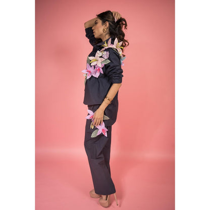 SUBTLE Gul Co-Ord Navy (Set of 2)