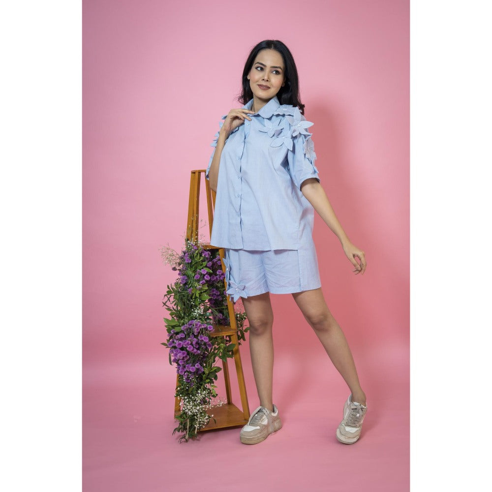 SUBTLE Gul Ambar Shirt with Shorts (Set of 2)