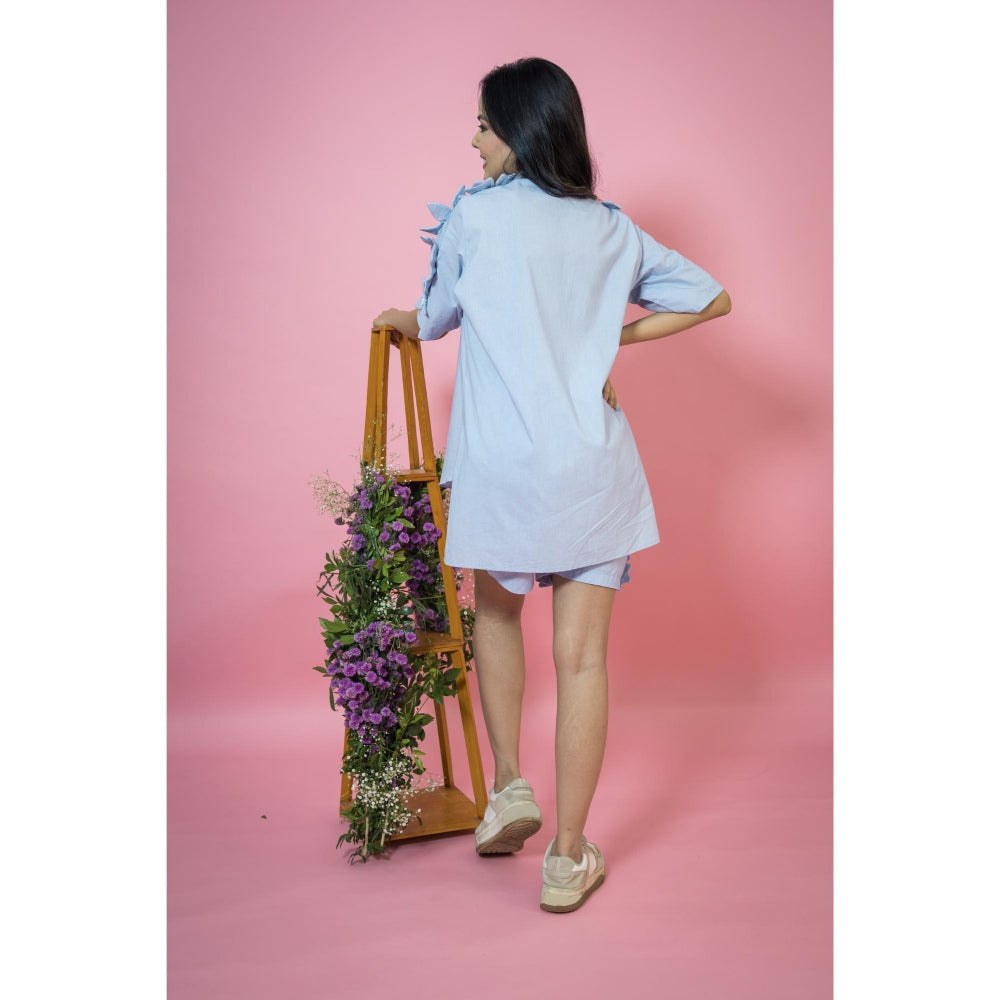 SUBTLE Gul Ambar Shirt with Shorts (Set of 2)