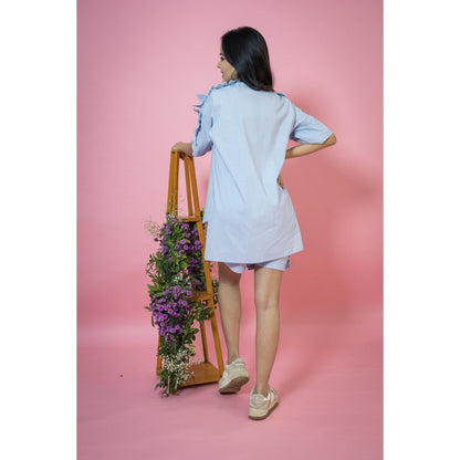 SUBTLE Gul Ambar Shirt with Shorts (Set of 2)