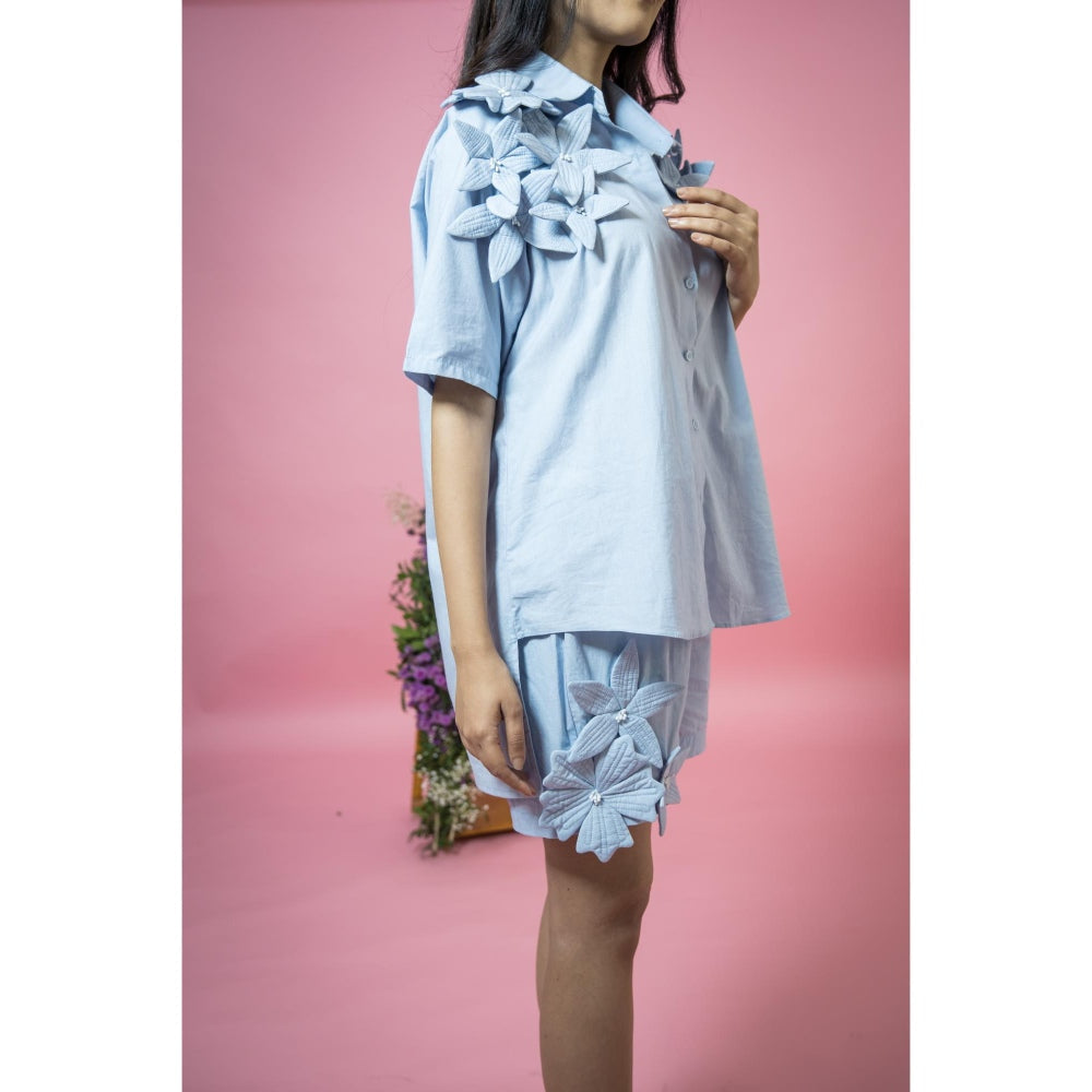 SUBTLE Gul Ambar Shirt with Shorts (Set of 2)