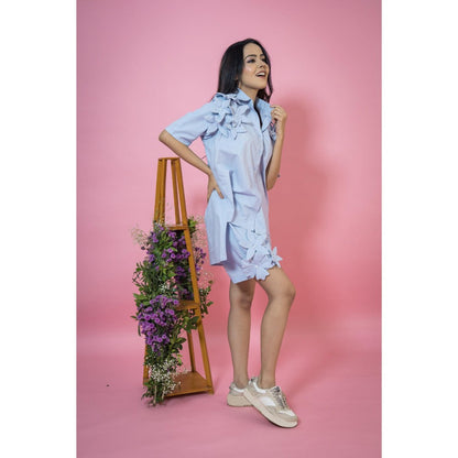 SUBTLE Gul Ambar Shirt with Shorts (Set of 2)