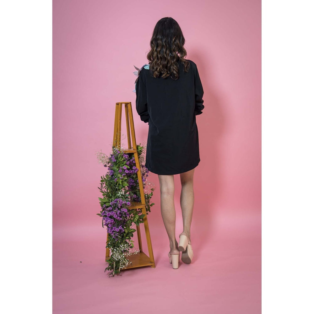 SUBTLE Black Gulnaz Blazer Mini Dress with Inner (Set of 2)