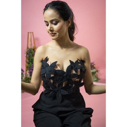 SUBTLE Nude Gul Corset Top