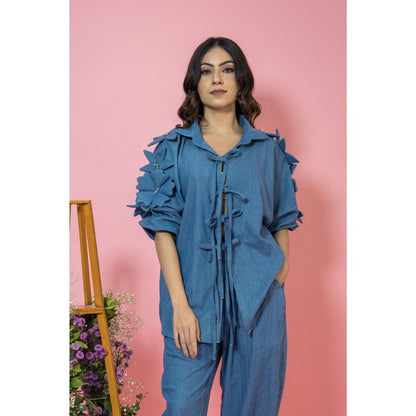 SUBTLE Denim Gul Shirt