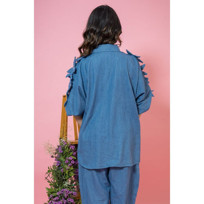 SUBTLE Denim Gul Shirt