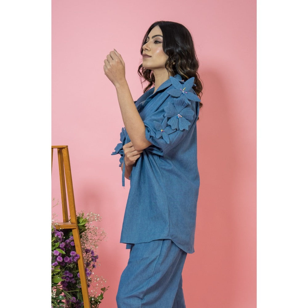 SUBTLE Denim Gul Shirt