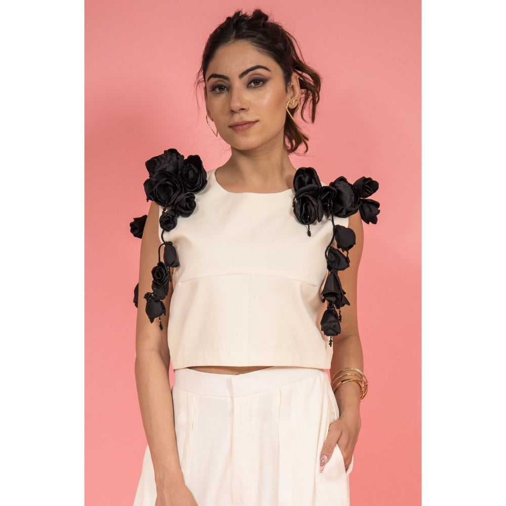 SUBTLE Gul Kohra Crop Top