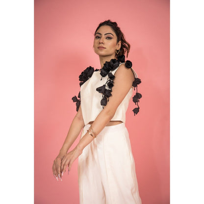 SUBTLE Gul Kohra Crop Top