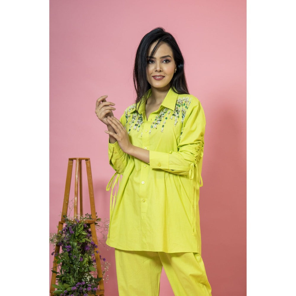 SUBTLE Green Eesha Shirt