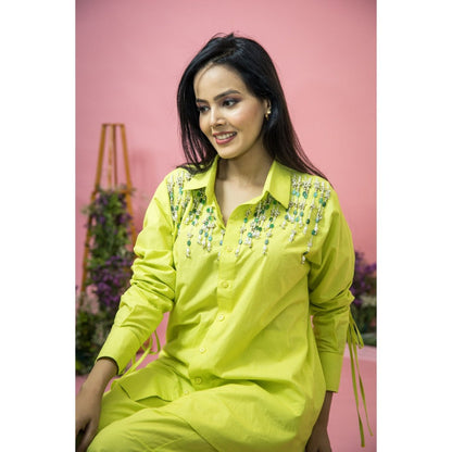 SUBTLE Green Eesha Shirt