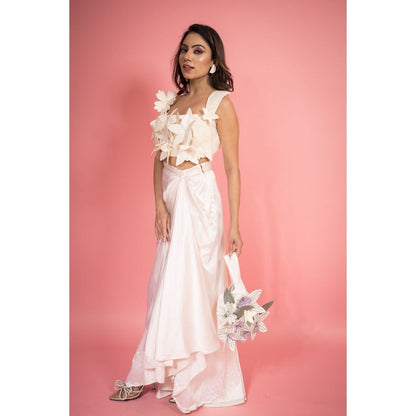 SUBTLE Gulbahar V2 Floral Crop Top