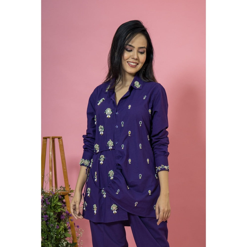 SUBTLE Purple Aria Shirt