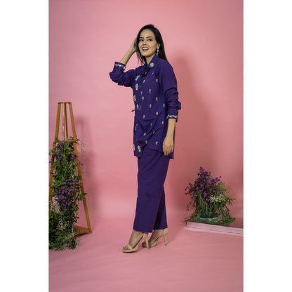 SUBTLE Purple Aria Shirt