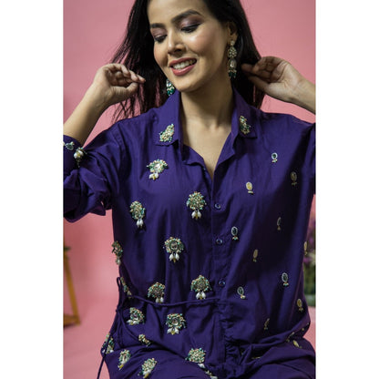 SUBTLE Purple Aria Shirt